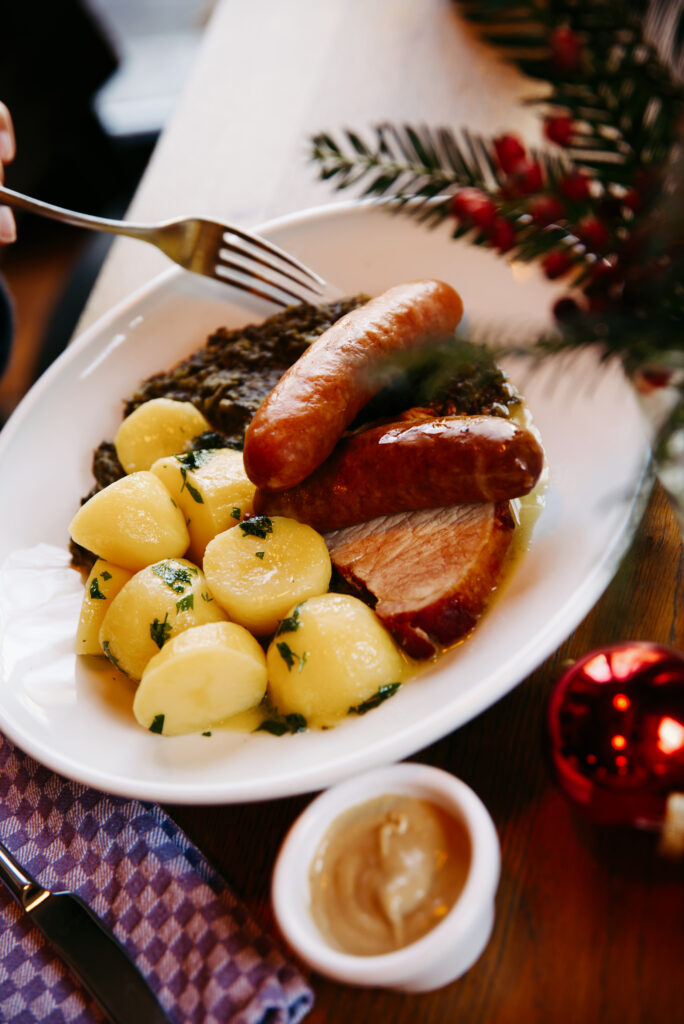 Winter-Weihnachtskarte